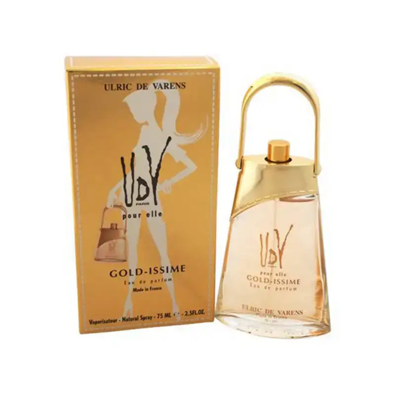 Parfum femme gold issime ulric de varens edp 75 ml 75 ml_2903. DIAYTAR COTE D'IVOIRE - Là où le Chic Rencontre la Tradition. Naviguez à travers notre catalogue et choisissez des produits qui équilibrent l'élégance intemporelle et l'innovation moderne.