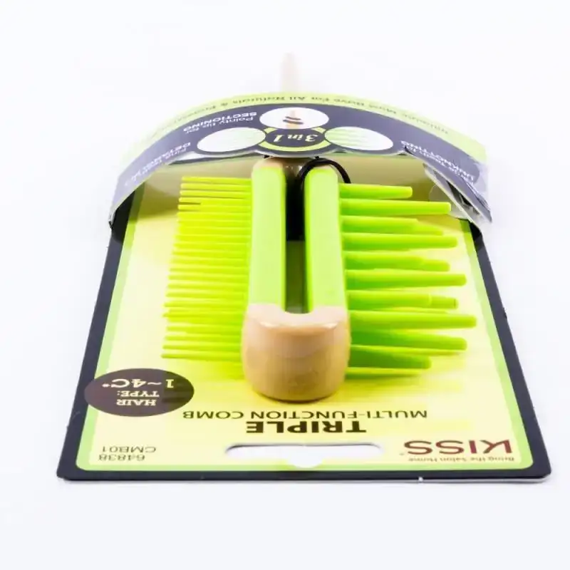 Red by kiss triple multifunction comb cmb01_9692. DIAYTAR COTE D'IVOIRE - L'Art de Vivre avec Authenticité. Explorez notre gamme de produits artisanaux et découvrez des articles qui apportent une touche unique à votre vie.