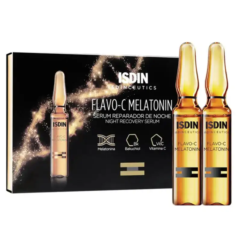 Serum reparateur de nuit isdin flavo c melantonin ampoules 10 x 2 ml_4210. DIAYTAR COTE D'IVOIRE - L'Art de Vivre le Shopping Éthique. Parcourez notre gamme et choisissez des produits qui reflètent notre engagement envers des pratiques durables.