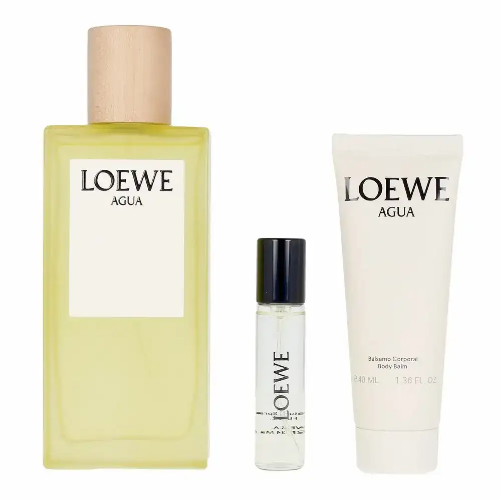 Set de parfum femme loewe agua edt 3 pcs_2559. DIAYTAR COTE D'IVOIRE - Où Choisir est un Voyage Cultuel. Explorez notre boutique en ligne et découvrez des produits qui célèbrent la richesse et la diversité culturelle du Côte d'Ivoire.