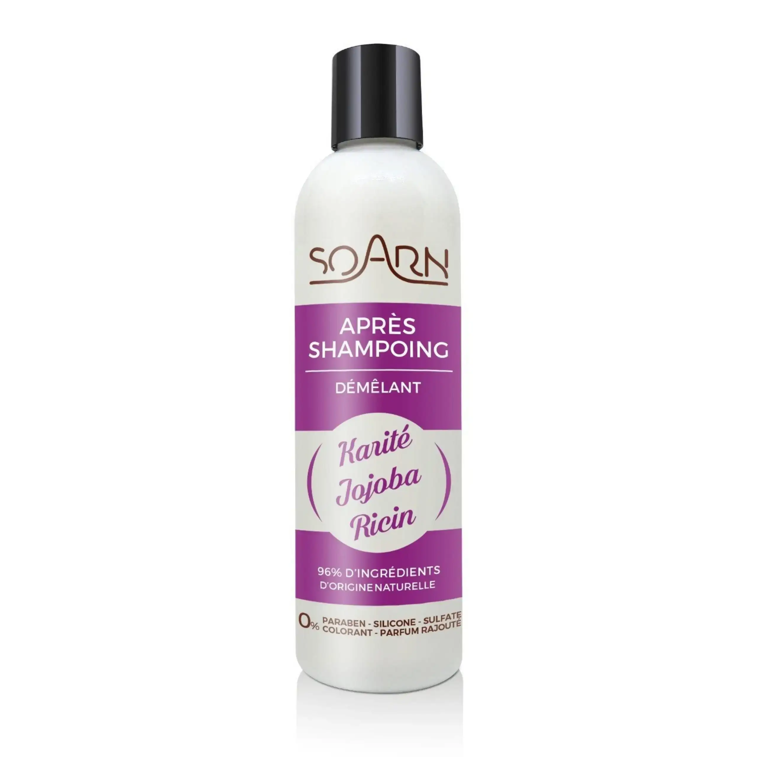 Soarn apres shampoing demelant karite jojoba ricin 250 ml_5720. DIAYTAR COTE D'IVOIRE - Votre Passage vers le Raffinement. Plongez dans notre univers de produits exquis et choisissez des articles qui ajoutent une touche de sophistication à votre vie.