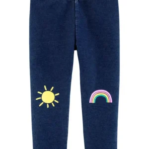 Sunny days jeggings_3955. DIAYTAR COTE D'IVOIRE - Votre Escapade Shopping Virtuelle. Explorez notre boutique en ligne et dénichez des trésors qui évoquent la culture et le savoir-faire sénégalais, un clic à la fois.