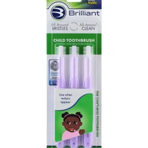 Brosse a dents brilliant 3 pack violet 2 5ans_6979. DIAYTAR COTE D'IVOIRE - Votre Plateforme pour un Shopping Inspiré. Explorez nos offres variées et découvrez des articles qui stimulent votre créativité et embellissent votre vie.