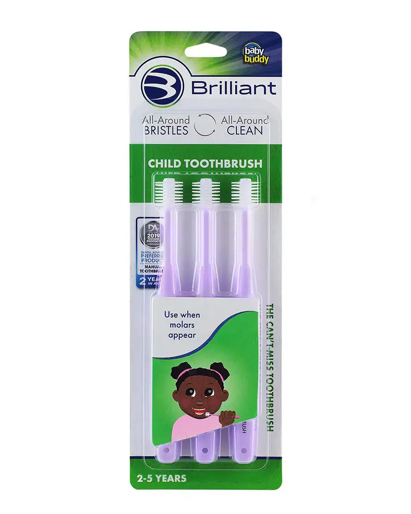 Brosse a dents brilliant 3 pack violet 2 5ans_6979. DIAYTAR COTE D'IVOIRE - Votre Plateforme pour un Shopping Inspiré. Explorez nos offres variées et découvrez des articles qui stimulent votre créativité et embellissent votre vie.