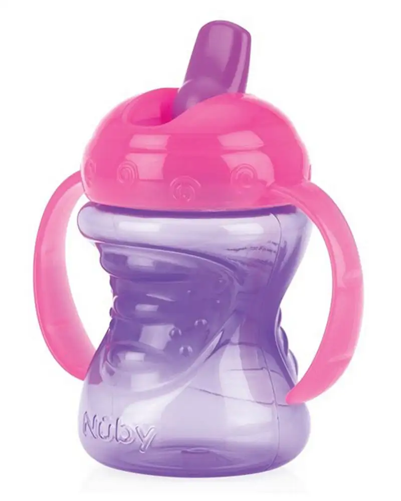 Gourde a bec nuby grip n sip 240ml 9m mauve_9666. DIAYTAR COTE D'IVOIRE - Où Choisir Devient un Acte de Découverte. Découvrez notre gamme et choisissez des produits qui éveillent votre curiosité et élargissent vos horizons.