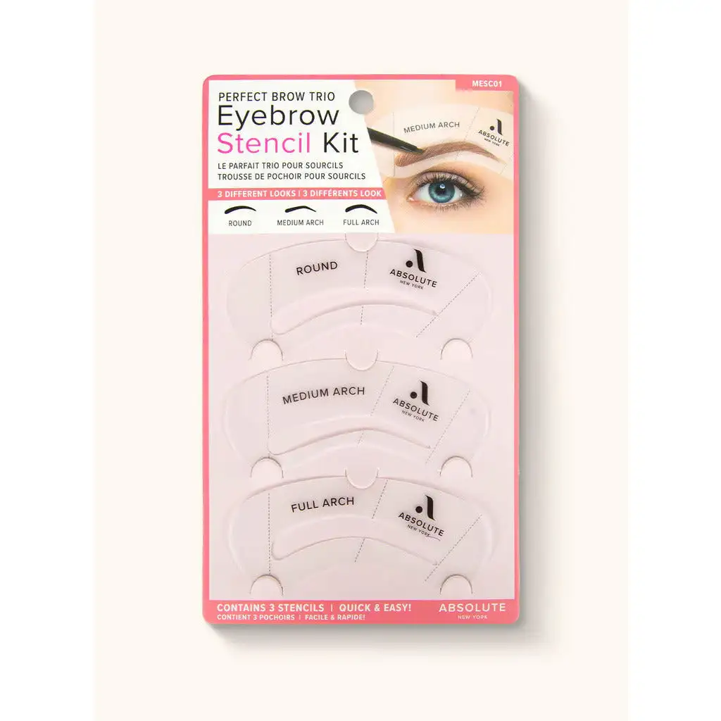 Kit de pochoirs a sourcils absolute new york perfect brow trio mesc01_9274. Entrez dans l'Univers de DIAYTAR COTE D'IVOIRE - Où la Tradition S'unit à la Modernité. Explorez notre sélection pour trouver des produits qui allient héritage et innovation.