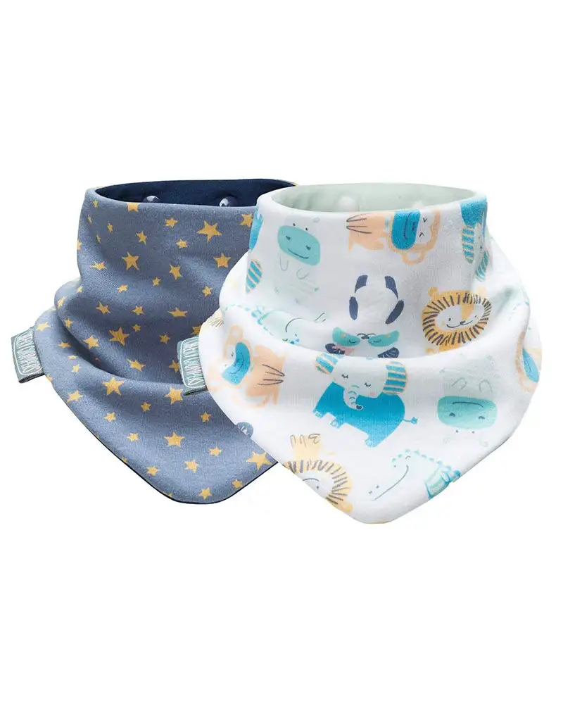 Lot de 2 bavoirs stars and animals neckerbib_2059. DIAYTAR COTE D'IVOIRE - Votre Destination pour un Shopping Inoubliable. Naviguez à travers notre catalogue et choisissez des produits qui vous marquent par leur originalité.