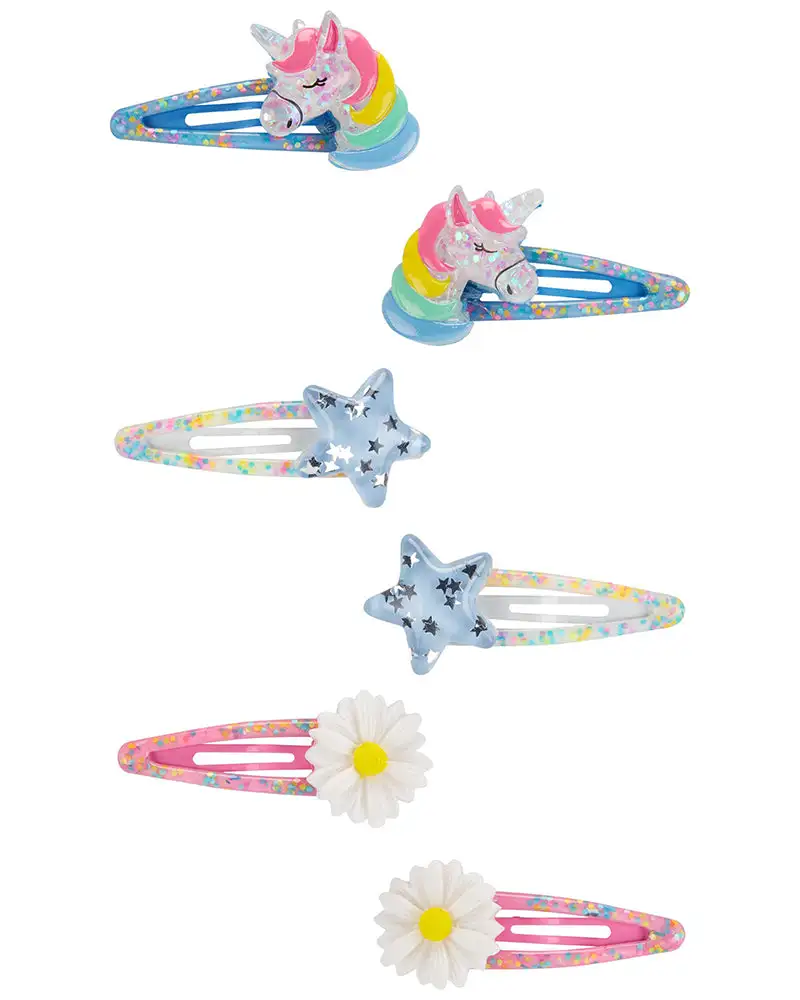 Lot de 6 barrettes licorne_8397. Bienvenue sur DIAYTAR COTE D'IVOIRE - Votre Évasion Shopping Personnalisée. Parcourez notre collection unique et trouvez des articles qui reflètent votre style et votre individualité.