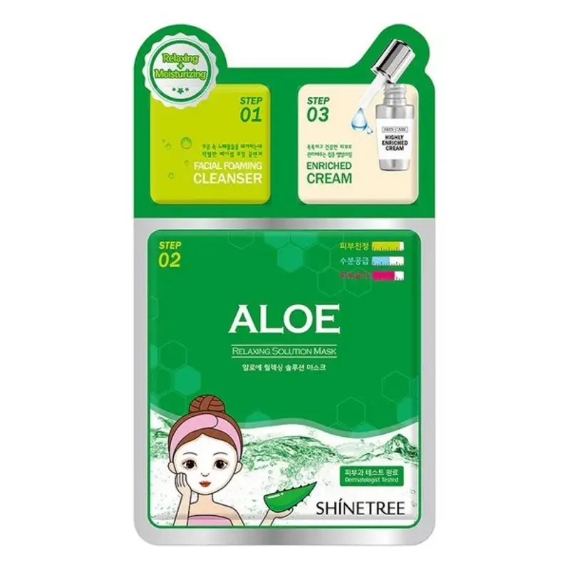 Masque visage hydratant shinetree aloe vera 28 ml_1010. DIAYTAR COTE D'IVOIRE - Où Chaque Détail Compte. Parcourez nos produits soigneusement sélectionnés et choisissez des articles qui correspondent à votre style et à vos valeurs.