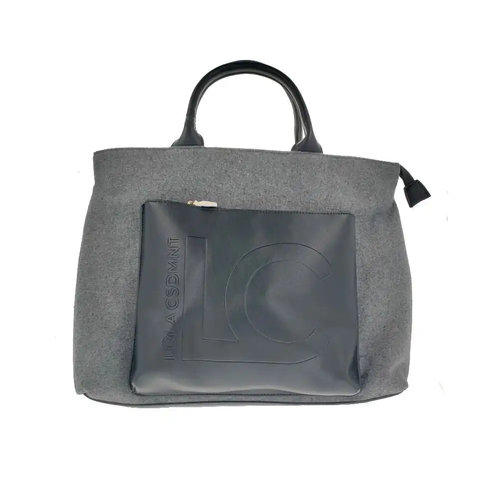 Sac a main femme lola casademunt feutre gris_9721. DIAYTAR COTE D'IVOIRE - Votre Marché Virtuel au Côte d'Ivoire. Parcourez notre boutique en ligne pour trouver des trésors cachés, des articles indispensables du quotidien aux joyaux artistiques.