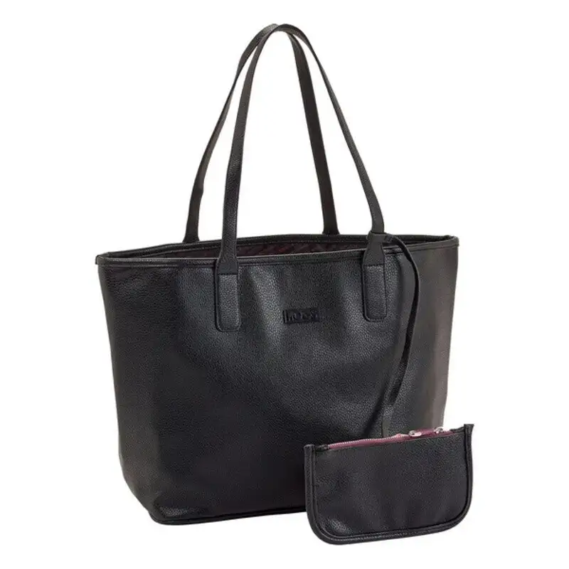 Sac a main femme moos capsula noir 55 x 30 x 18 cm 18 l_1243. DIAYTAR COTE D'IVOIRE - Où l'Élégance Rencontré l'Accessibilité. Parcourez notre catalogue et trouvez des produits qui apportent une touche de sophistication à votre vie quotidienne sans compromettre votre budget.