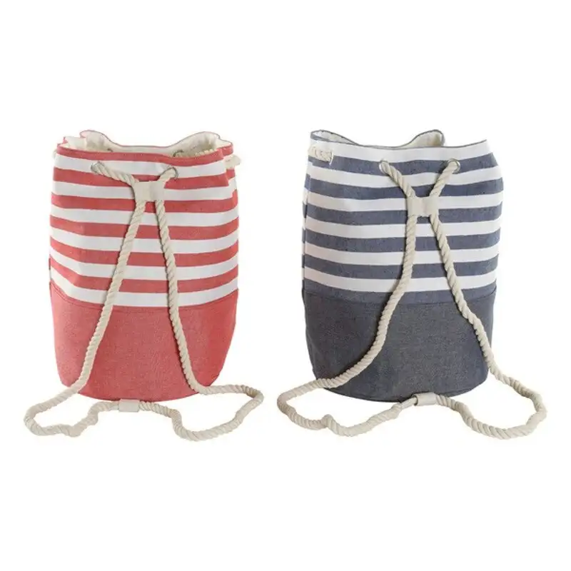 Sac dkd home decor blue red stripes 2 pcs_7192. Bienvenue chez DIAYTAR COTE D'IVOIRE - Où Chaque Objet a sa Propre Histoire. Découvrez notre sélection soigneusement choisie et choisissez des produits qui racontent le patrimoine sénégalais.