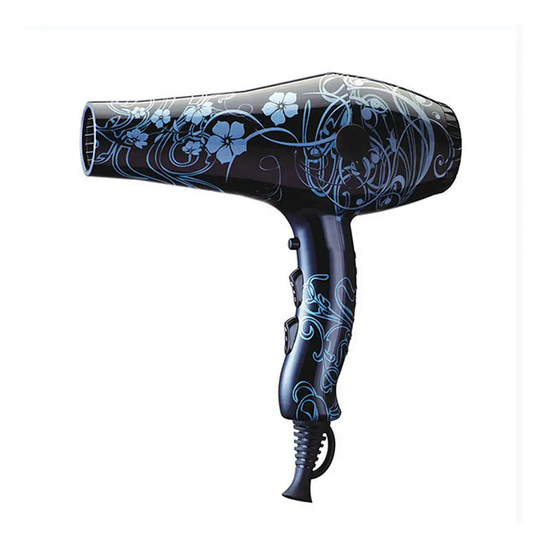 Seche cheveux albi pro fleurs noires_2338. DIAYTAR COTE D'IVOIRE - Là où la Qualité est Non Négociable. Parcourez notre boutique en ligne pour découvrir des produits qui incarnent le raffinement et l'excellence du Côte d'Ivoire.
