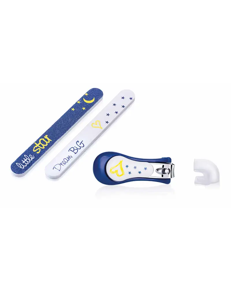 Set manucure nuby coupe ongles et limes 0m bleu_5027. DIAYTAR COTE D'IVOIRE - Votre Destination pour un Shopping Réfléchi. Découvrez notre gamme variée et choisissez des produits qui correspondent à vos valeurs et à votre style de vie.
