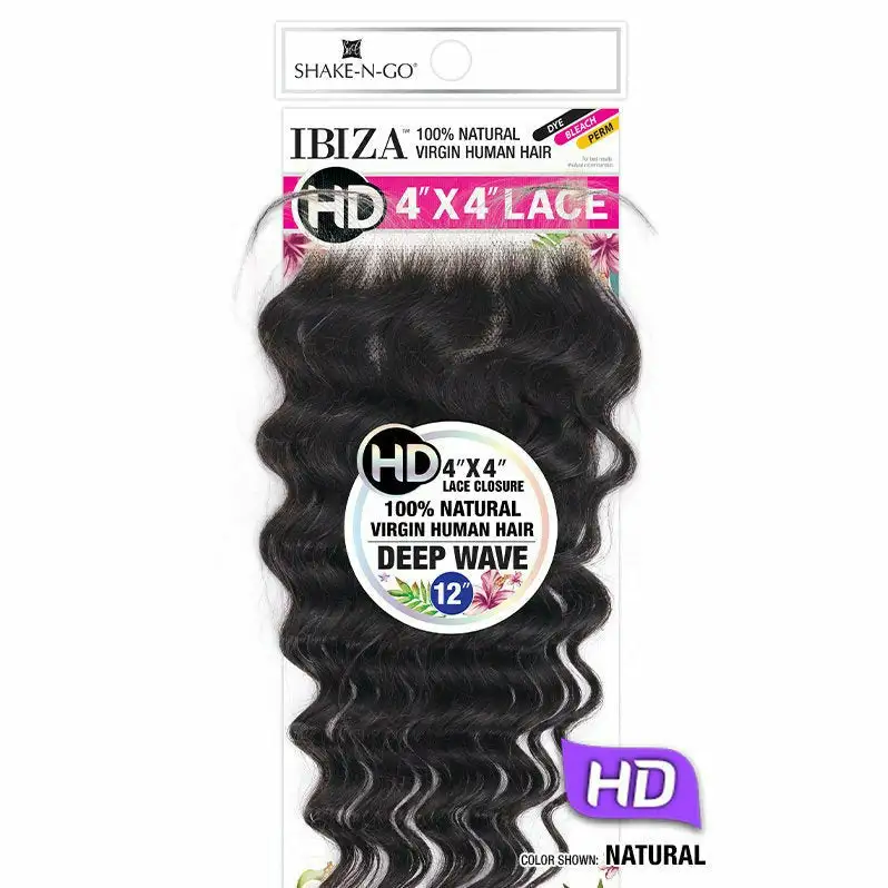 Shakengo ibiza 100 cheveux humains vierges 4 x 4 hd lace part closure deep wave 12_1822. DIAYTAR COTE D'IVOIRE - L'Art de Vivre avec Authenticité. Explorez notre gamme de produits artisanaux et découvrez des articles qui apportent une touche unique à votre vie.