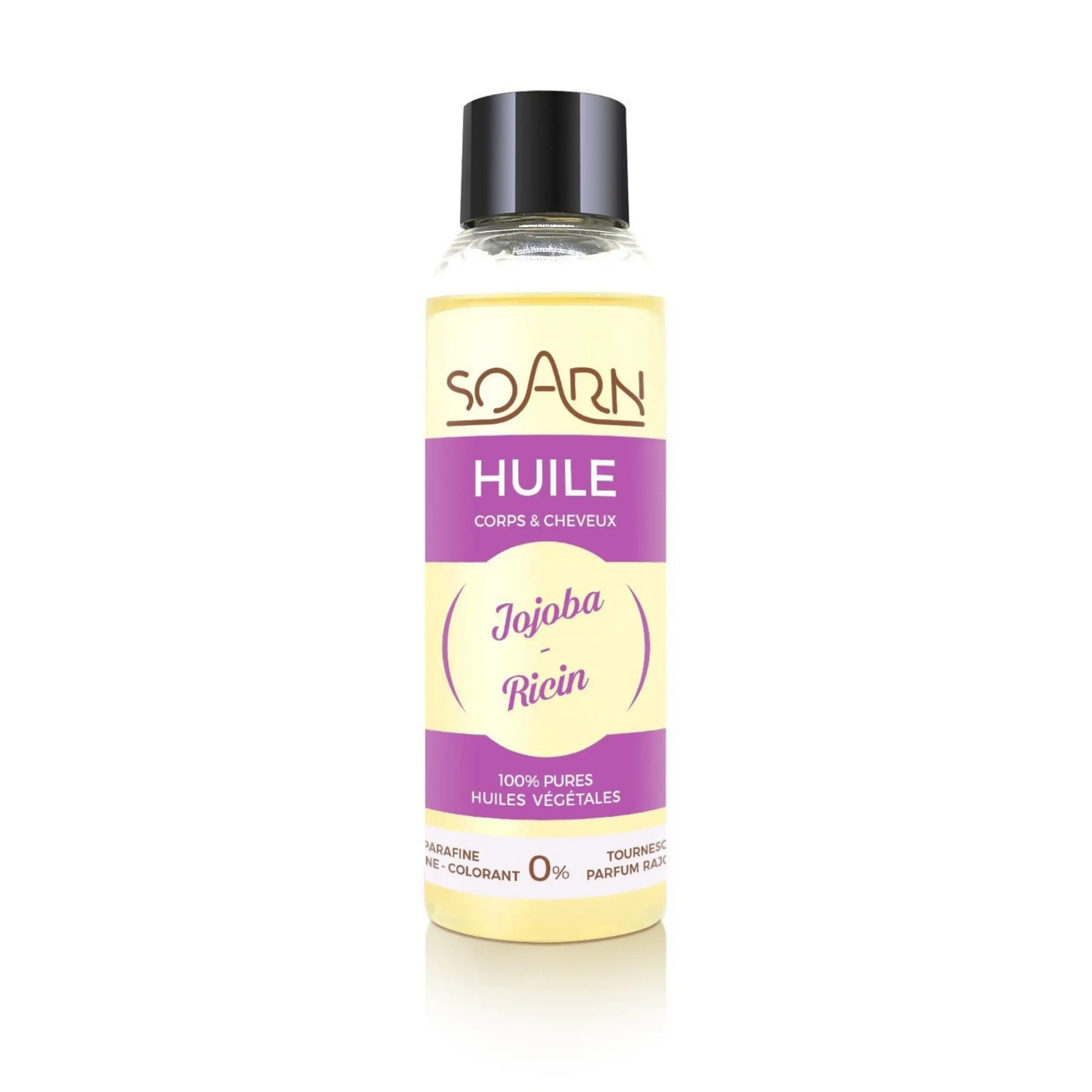 Soarn huile corps et cheveux jojoba ricin 100 ml_7713. DIAYTAR COTE D'IVOIRE - Là où la Beauté Rencontre la Fonctionnalité. Parcourez notre sélection pour trouver des produits qui allient esthétique et praticité, pour un quotidien sublimé.
