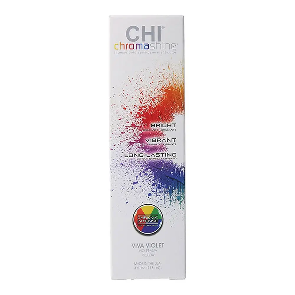 Teinture permanente chi chroma shine farouk viva violet 118 ml_1403. Bienvenue sur DIAYTAR COTE D'IVOIRE - Où l'Authenticité Rencontre le Confort. Plongez dans notre univers de produits qui allient tradition et commodité pour répondre à vos besoins.