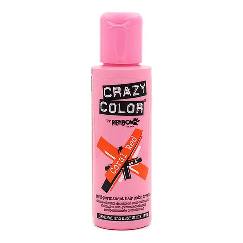 Teinture permanente corail rouge crazy color no 57 100 ml_9559. DIAYTAR COTE D'IVOIRE - L'Odyssée du Shopping à Votre Portée. Parcourez notre boutique en ligne et partez à la découverte d'articles qui rendront chaque jour spécial.