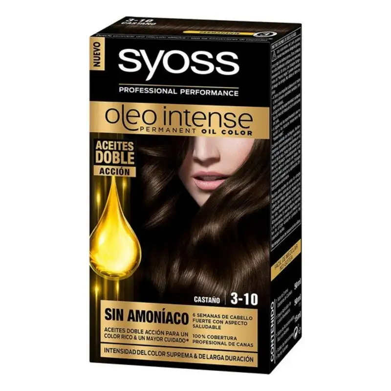 Teinture permanente olio intense syoss no 310 marron_5405. Bienvenue sur DIAYTAR COTE D'IVOIRE - Où Choisir est un Voyage Sensoriel. Plongez dans notre catalogue et trouvez des produits qui éveillent vos sens et embellissent votre quotidien.