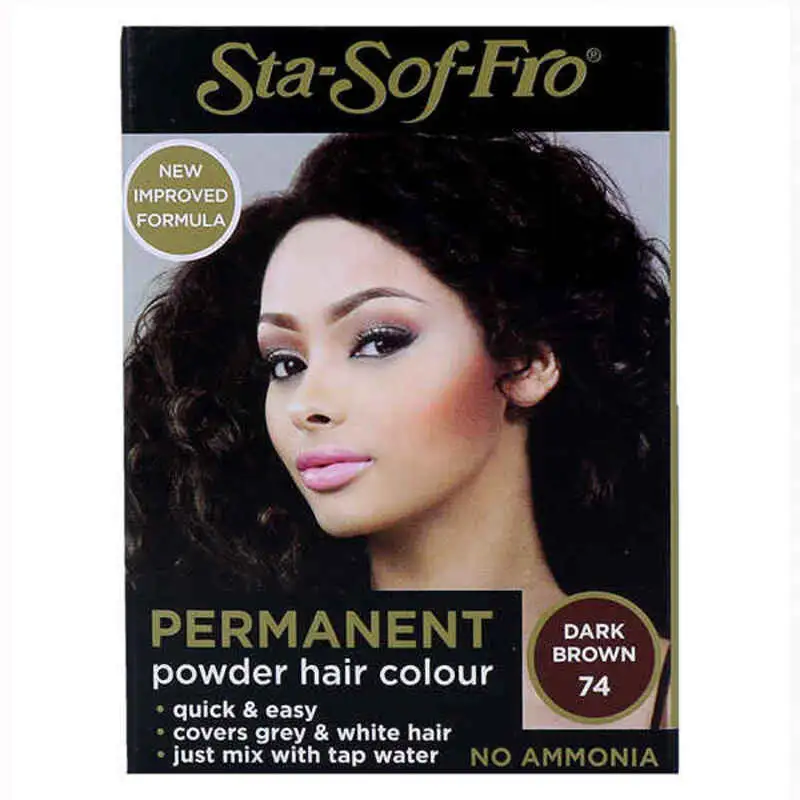 Teinture permanente sta soft fro poudre de couleur de cheveux no 74 brun fonce 8 g_1555. DIAYTAR COTE D'IVOIRE - Là où Chaque Produit a son Histoire. Découvrez notre gamme de produits, chacun portant en lui le récit de l'artisanat et de la passion, pour vous offrir une expérience de shopping authentique.