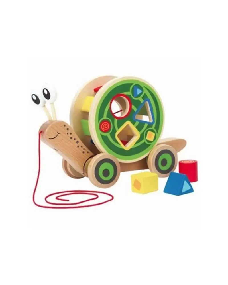 Hape escargot en bois a tirer 12m_4692. DIAYTAR COTE D'IVOIRE - Où Chaque Détail Fait la Différence. Parcourez notre sélection soignée et choisissez des articles qui rehaussent votre quotidien, du fonctionnel à l'esthétique.