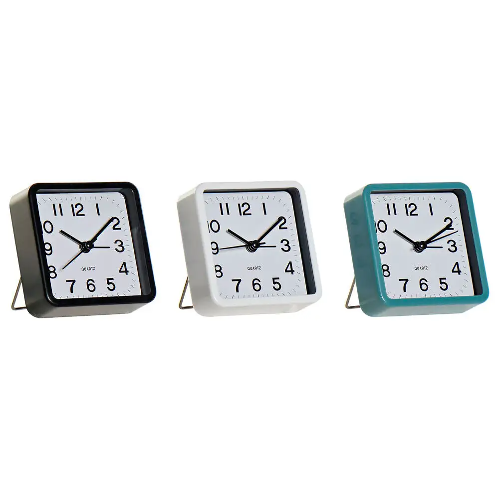 Horloge de table dkd home decor bleu blanc noir pvc 3 pcs 8 3 x 6 x 9 cm_3585. Plongez dans l'Expérience DIAYTAR COTE D'IVOIRE - Où Chaque Produit a une Histoire. Explorez notre boutique en ligne pour trouver des articles qui incarnent la passion et la créativité du Côte d'Ivoire.