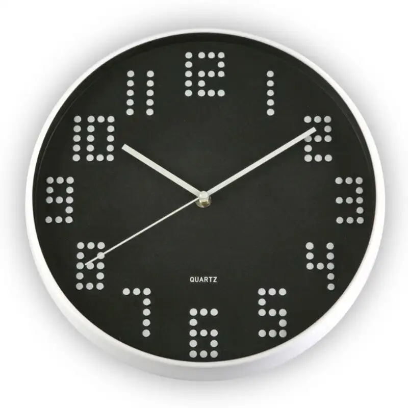 Horloge murale versa plastique 43 x 303 x 303 cm_1424. DIAYTAR COTE D'IVOIRE - L'Art de Vivre l'Excellence au Quotidien. Explorez notre gamme et choisissez des produits qui ajoutent une note de prestige à votre vie.