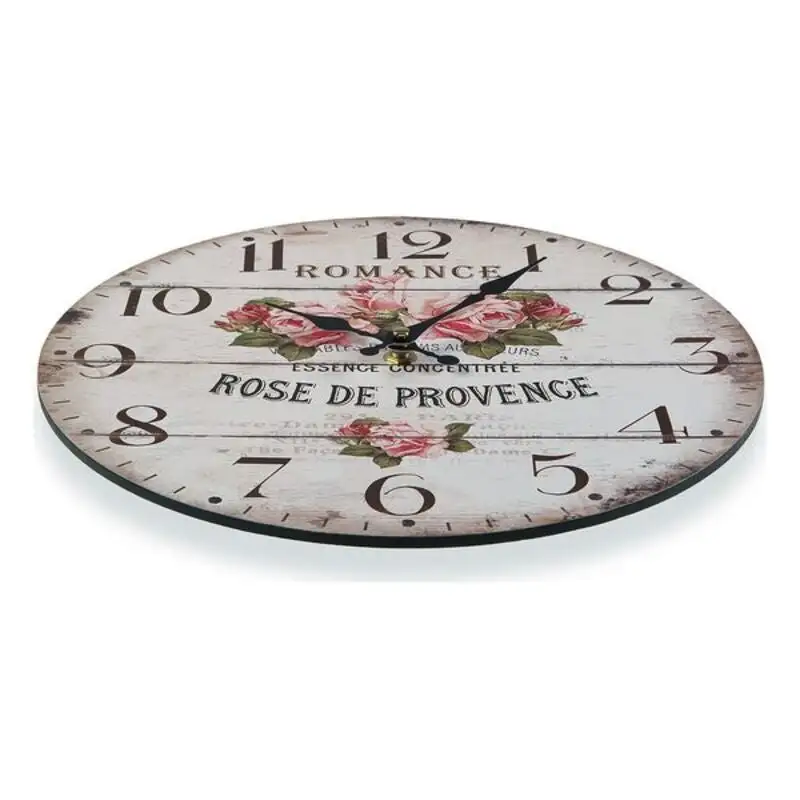 Horloge murale versa romance bois 4 x 30 x 30 cm_5754. Bienvenue sur DIAYTAR COTE D'IVOIRE - Où l'Authenticité Rencontre le Confort. Plongez dans notre univers de produits qui allient tradition et commodité pour répondre à vos besoins.