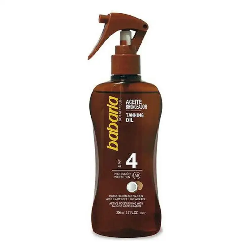 Huile solaire babaria spf 4 200 ml noix de coco_4954. DIAYTAR COTE D'IVOIRE - Votre Paradis Shopping au Cœur du Côte d'Ivoire. Explorez notre boutique en ligne et découvrez des produits conçus pour enchanter chaque aspect de votre vie.