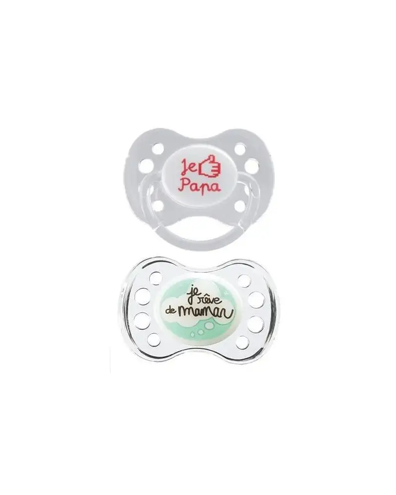 Lot de 2 sucettes anatomiques silicone jour nuit dodie 6m_4512. Plongez dans l'Univers de DIAYTAR COTE D'IVOIRE - Où la Qualité et la Diversité se rencontrent. Parcourez nos rayons virtuels pour trouver des produits répondant à tous les besoins, du confort de votre foyer.