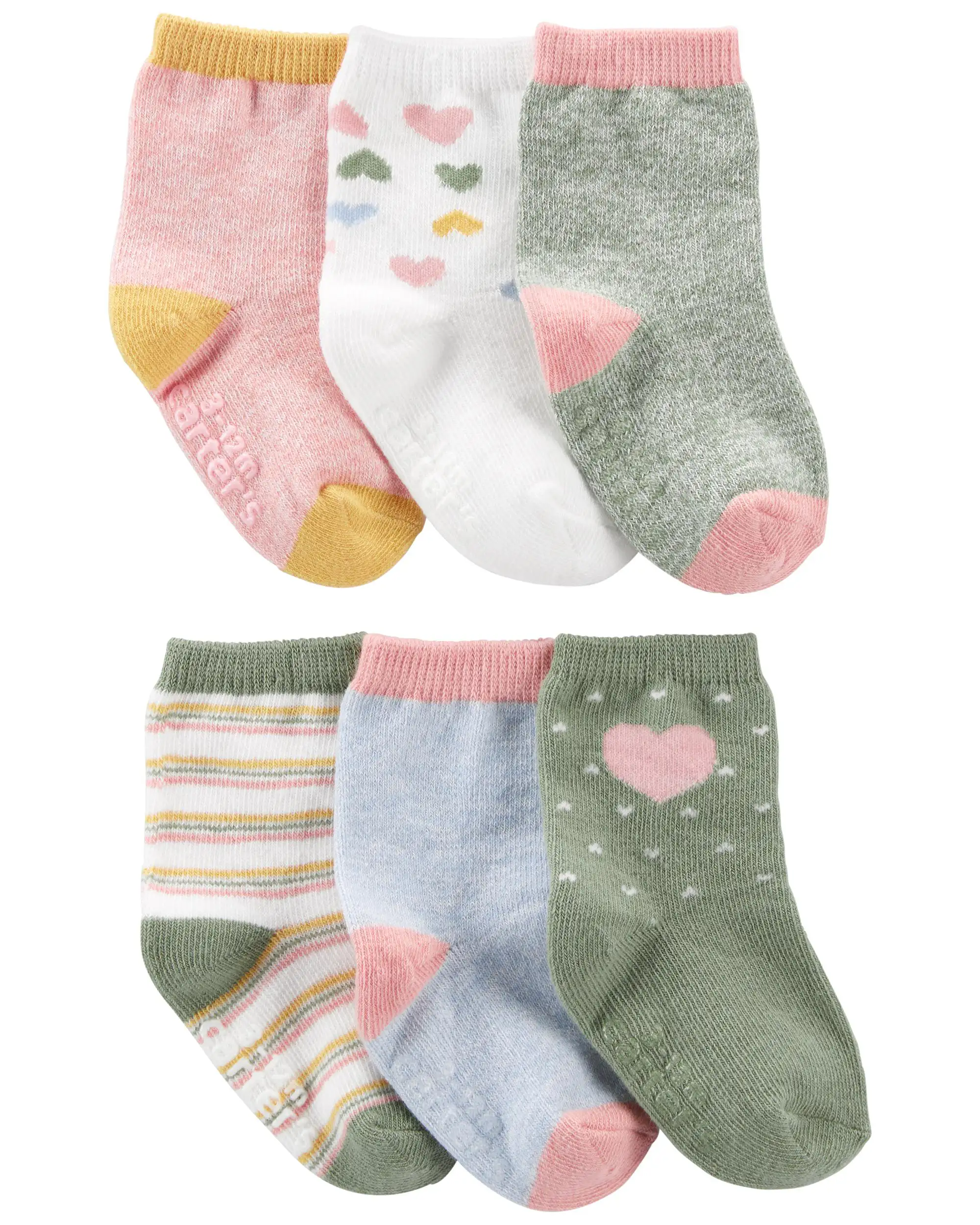 Lot de 6 chaussettes coeur pastel_9016. DIAYTAR COTE D'IVOIRE - Votre Destination pour un Shopping Inoubliable. Naviguez à travers notre catalogue et choisissez des produits qui vous marquent par leur originalité.