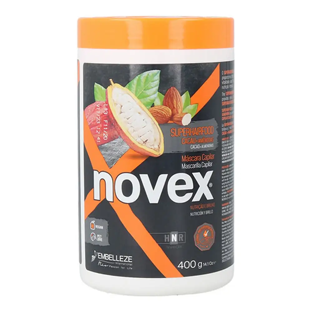 Masque capillaire novex superhairfood amandes cacao_9485. Bienvenue sur DIAYTAR COTE D'IVOIRE - Où Chaque Produit a son Histoire. Découvrez notre sélection unique et choisissez des articles qui racontent la richesse culturelle et artistique du Côte d'Ivoire.