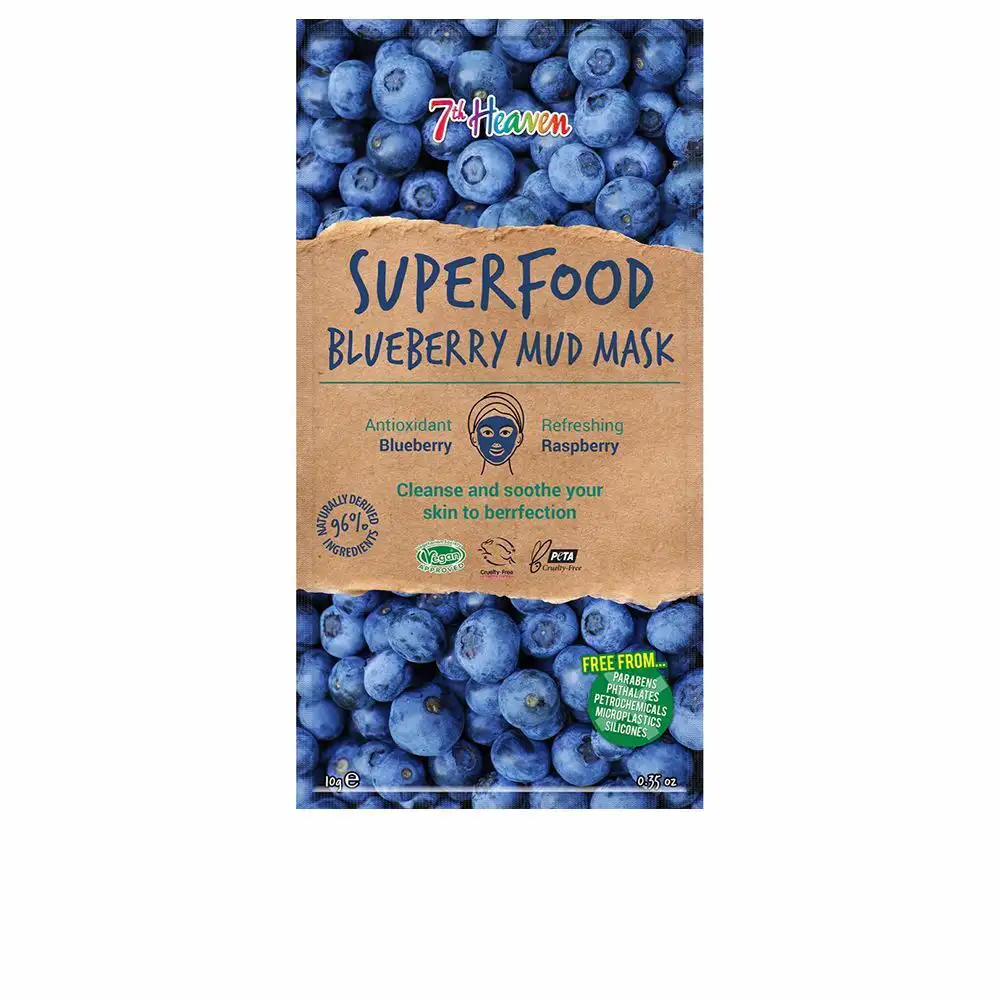 Masque facial 7th heaven superfood antioxydante myrtille 10 g_6961. Bienvenue chez DIAYTAR COTE D'IVOIRE - Où Chaque Produit a son Histoire. Découvrez notre sélection unique et trouvez des articles qui racontent la richesse culturelle et artistique du Côte d'Ivoire.
