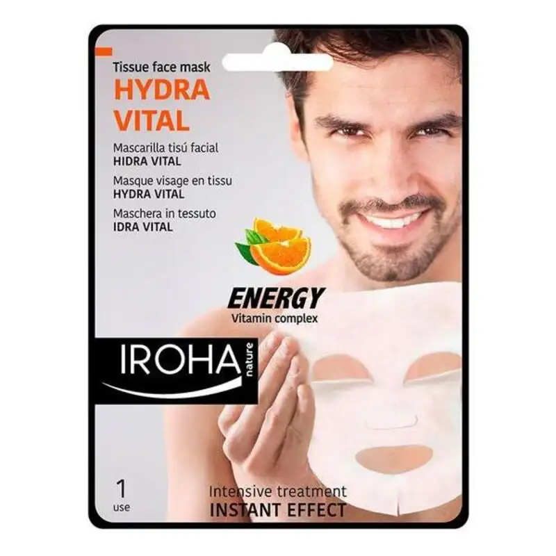 Masque hydratant homme tissu iroha_9131. DIAYTAR COTE D'IVOIRE - Votre Passage vers l'Éclat et la Beauté. Explorez notre boutique en ligne et trouvez des produits qui subliment votre apparence et votre espace.