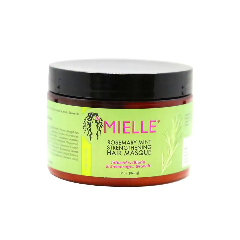 Mielle organics masque capillaire fortifiant au romarin et a la menthe 12 oz_5673. DIAYTAR COTE D'IVOIRE - Là où la Beauté Rencontre la Fonctionnalité. Parcourez notre sélection pour trouver des produits qui allient esthétique et praticité, pour un quotidien sublimé.