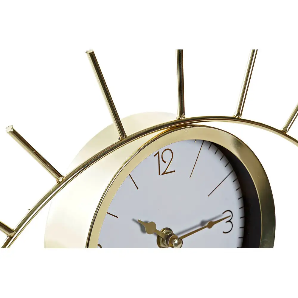 Montre dkd home decor grand oeil metal dore 29 x 4 x 22 cm_6454. DIAYTAR COTE D'IVOIRE - L'Art de Choisir, l'Art de S'émerveiller. Explorez notre gamme de produits et laissez-vous émerveiller par des créations authentiques et des designs modernes.