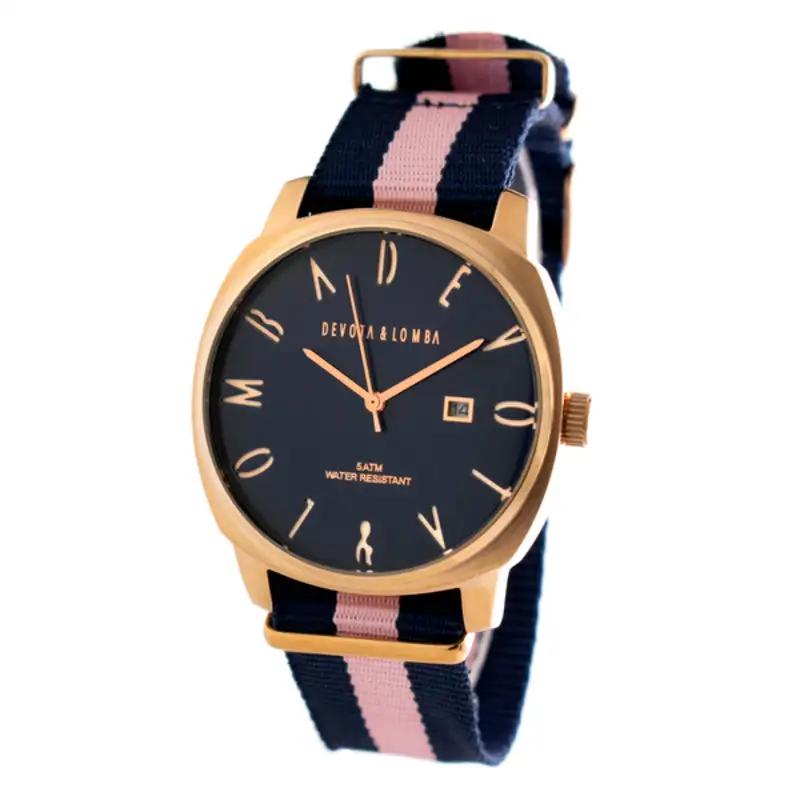 Montre homme devota et lomba dl008mspbl 03blue o 42 mm_2263. DIAYTAR COTE D'IVOIRE - Votre Marché Virtuel au Côte d'Ivoire. Parcourez notre boutique en ligne pour trouver des trésors cachés, des articles indispensables du quotidien aux joyaux artistiques.