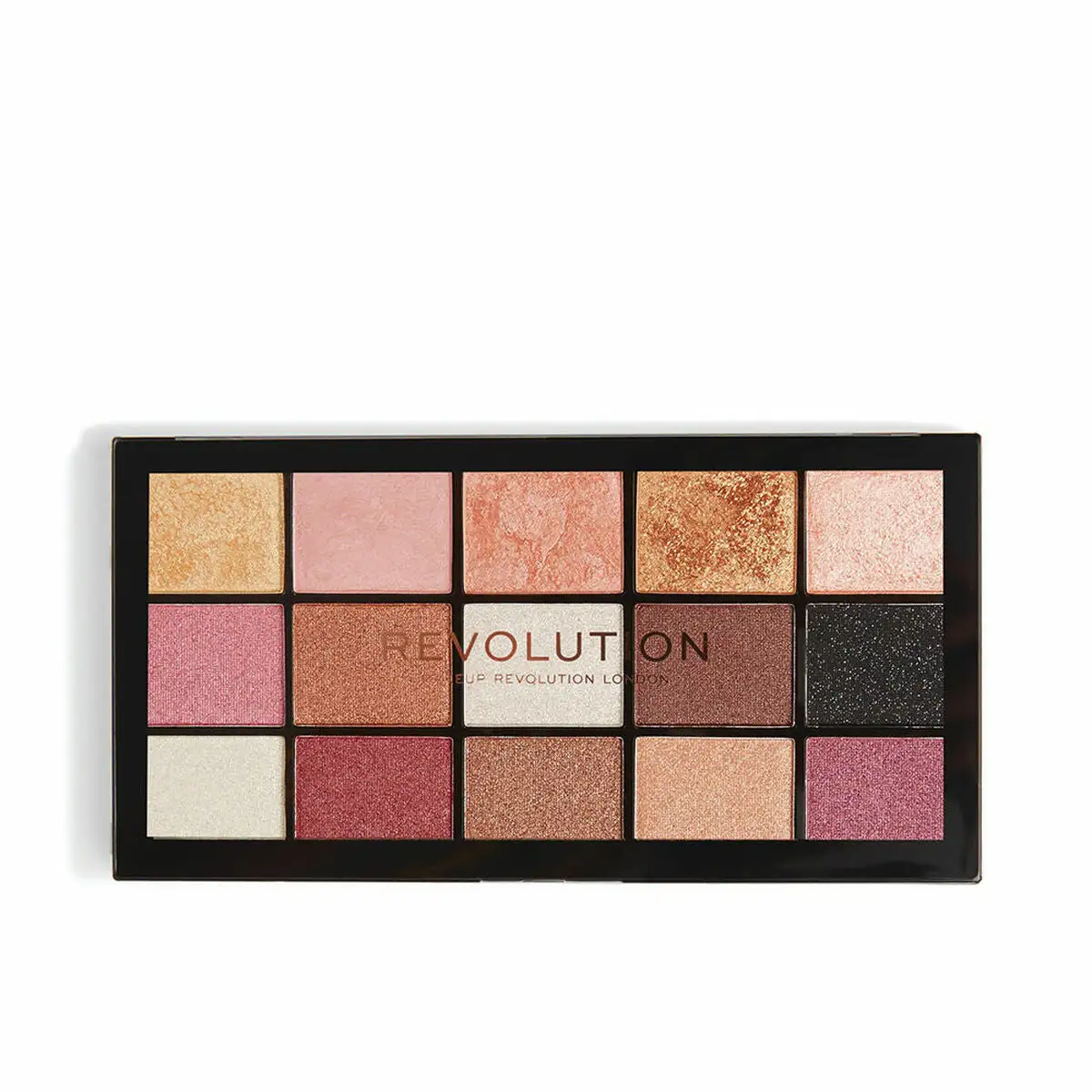 Palette dombres a paupieres revolution make up reloaded affection 15 couleurs_9427. DIAYTAR COTE D'IVOIRE - L'Art de Choisir, l'Art de Vivre. Explorez notre univers de produits soigneusement sélectionnés pour vous offrir une expérience shopping riche et gratifiante.