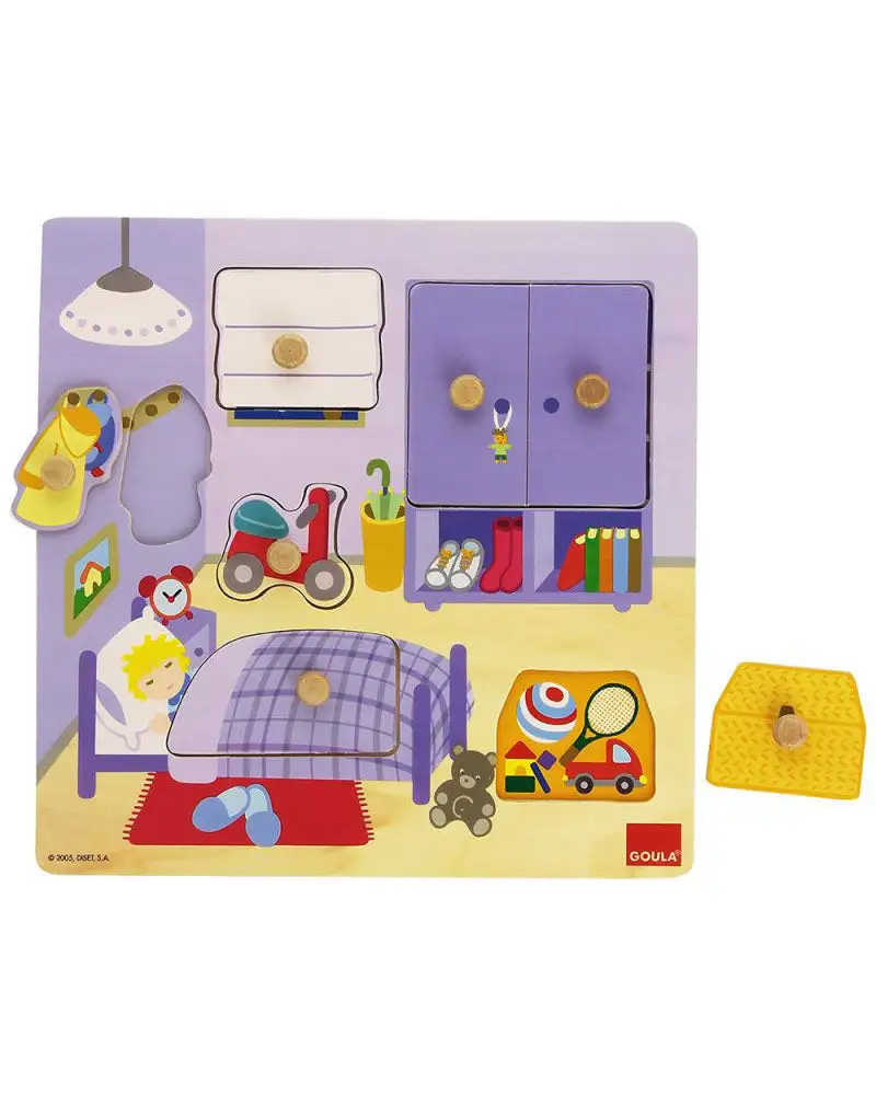 Puzzle chambre 6 pcs goula_6621. DIAYTAR COTE D'IVOIRE - Votre Passage vers la Découverte. Explorez notre boutique en ligne pour trouver des trésors qui vous attendent, du traditionnel à l'avant-garde.