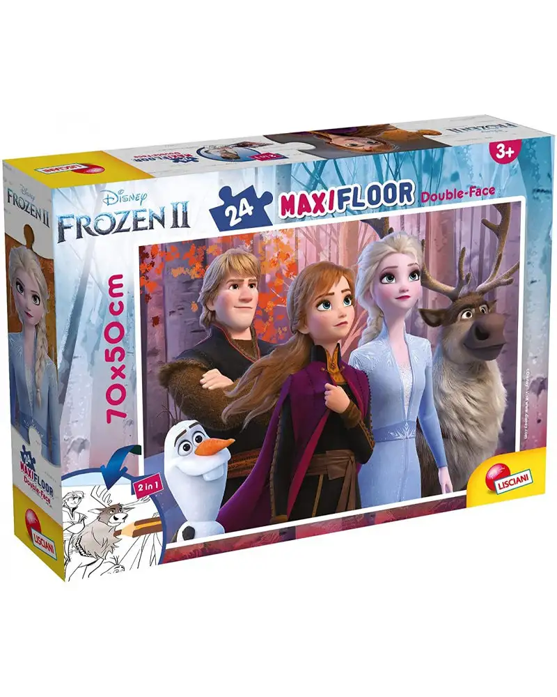 Puzzle double face supermaxi 24pcs frozen 3ans_9129. DIAYTAR COTE D'IVOIRE - Là où Chaque Achat a du Sens. Explorez notre gamme et choisissez des produits qui racontent une histoire, du traditionnel au contemporain.