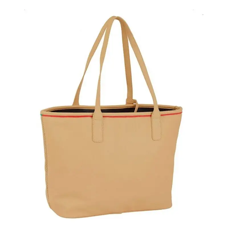 Sac a main femme moos camel 55 x 30 x 18 cm 18 l_8365. DIAYTAR COTE D'IVOIRE - Votre Compagnon Shopping, Votre Style Unique. Explorez notre boutique en ligne pour dénicher des trésors qui expriment qui vous êtes, de la mode à la maison.
