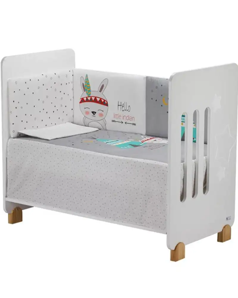 Set 3 pcs pour lit bebe couette tour de lit oreiller gris_9682. DIAYTAR COTE D'IVOIRE - Votre Pass vers la Découverte. Explorez notre boutique en ligne et plongez dans un voyage à travers des produits authentiques et contemporains, tous réunis sous un même toit.