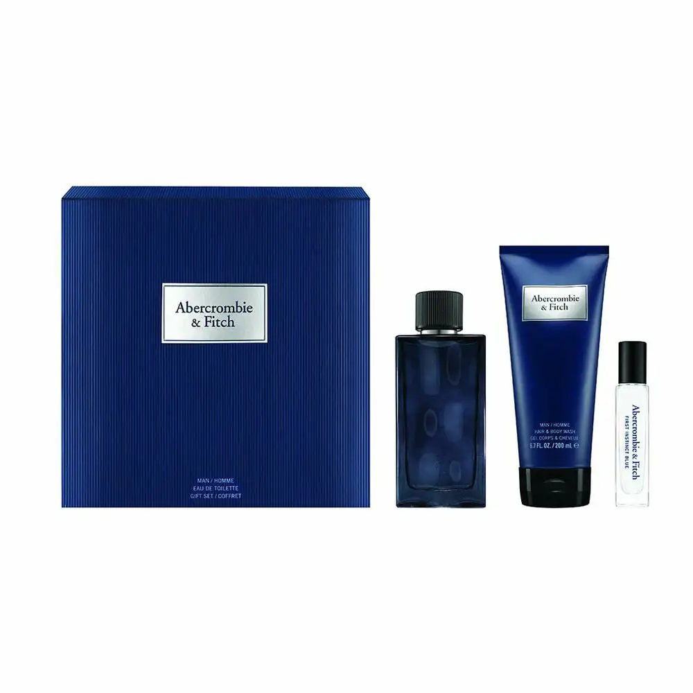 Set de parfum homme first instinct blue abercrombie fitch 3 pcs_1813. DIAYTAR COTE D'IVOIRE - Votre Boutique en Ligne, Votre Identité. Naviguez à travers notre plateforme et choisissez des articles qui expriment qui vous êtes et ce que vous chérissez.