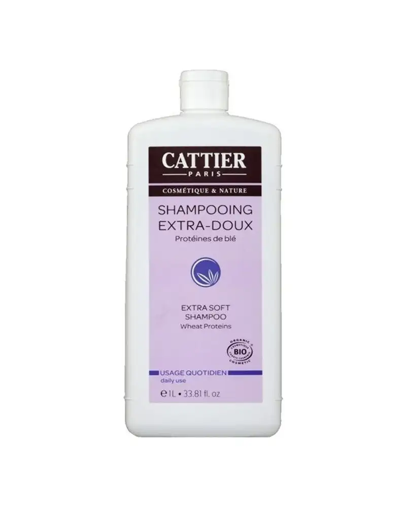Shampooing extra doux cattier bio 1 litre_9824. DIAYTAR COTE D'IVOIRE - Où la Qualité et la Diversité Fusionnent. Explorez notre boutique en ligne pour découvrir une gamme variée de produits qui incarnent l'excellence et l'authenticité.