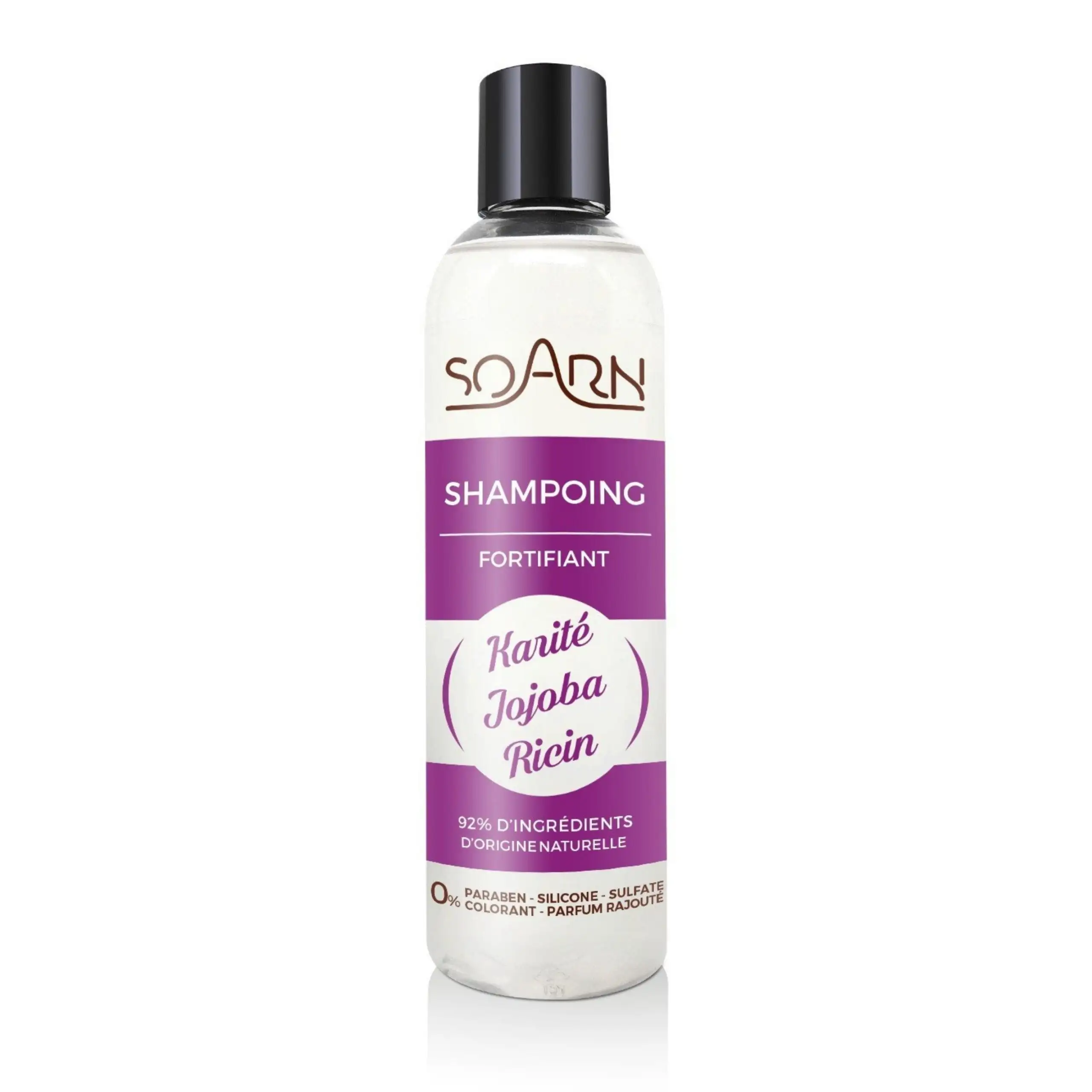 Soarn shampoing fortifiant karite jojoba ricin 250 ml_6043. DIAYTAR COTE D'IVOIRE - Votre Plateforme Shopping, Votre Choix Éclairé. Explorez nos offres et choisissez des articles de qualité qui reflètent votre style et vos valeurs.