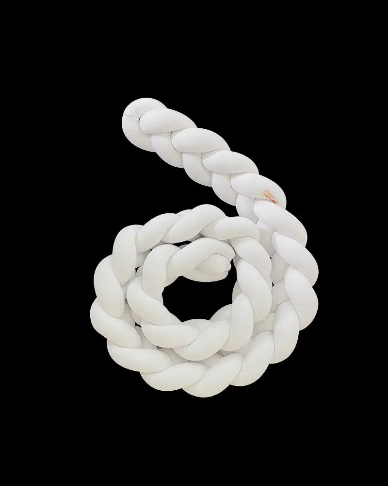 Tour de lit tresse 4 metres blanc_4466. Bienvenue sur DIAYTAR COTE D'IVOIRE - Votre Destination Shopping à la Côte d'Ivoireaise. Explorez notre boutique en ligne et découvrez une gamme variée de produits qui capturent l'esprit du Côte d'Ivoire.