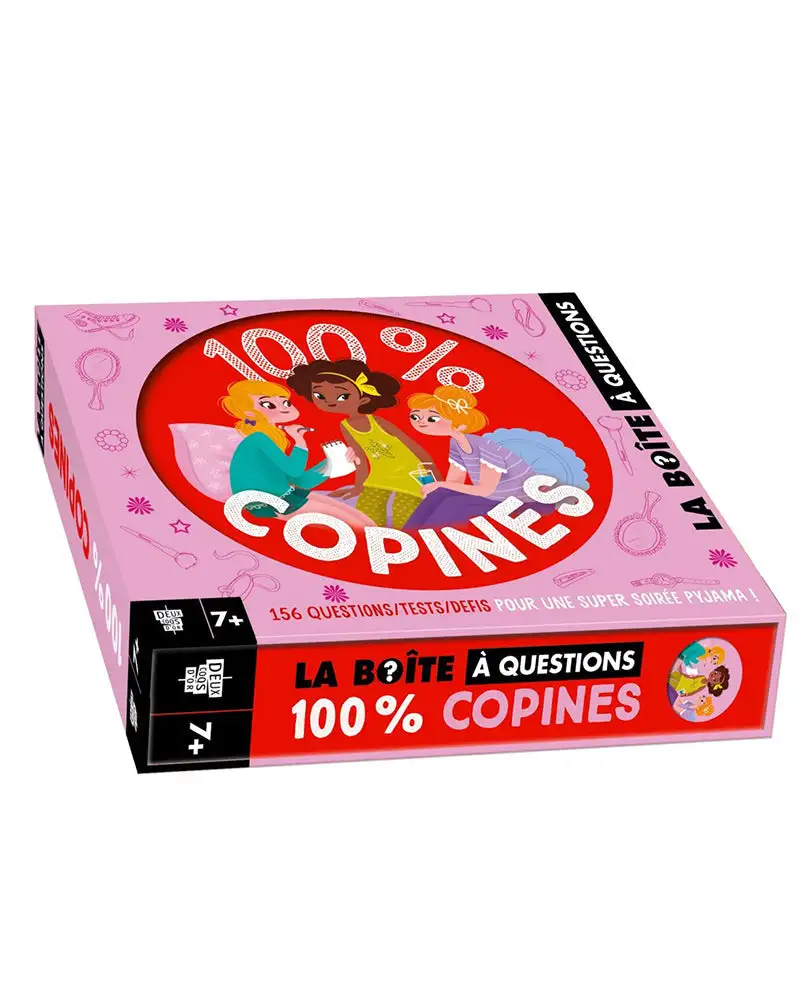 100 copines boite avec cartes et livre_4247. DIAYTAR COTE D'IVOIRE - Votre Destination Shopping Incontournable. Parcourez nos rayons virtuels et trouvez des articles qui répondent à tous vos besoins, du quotidien à l'exceptionnel.