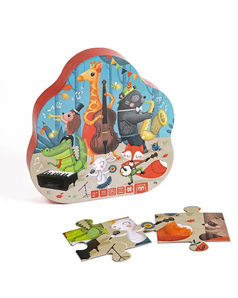 Eurekakids animal jazz textures puzzle 2ans_6306. DIAYTAR COTE D'IVOIRE - Votre Portail vers l'Extraordinaire. Parcourez nos collections et découvrez des produits qui vous emmènent au-delà de l'ordinaire, créant une expérience de shopping mémorable.