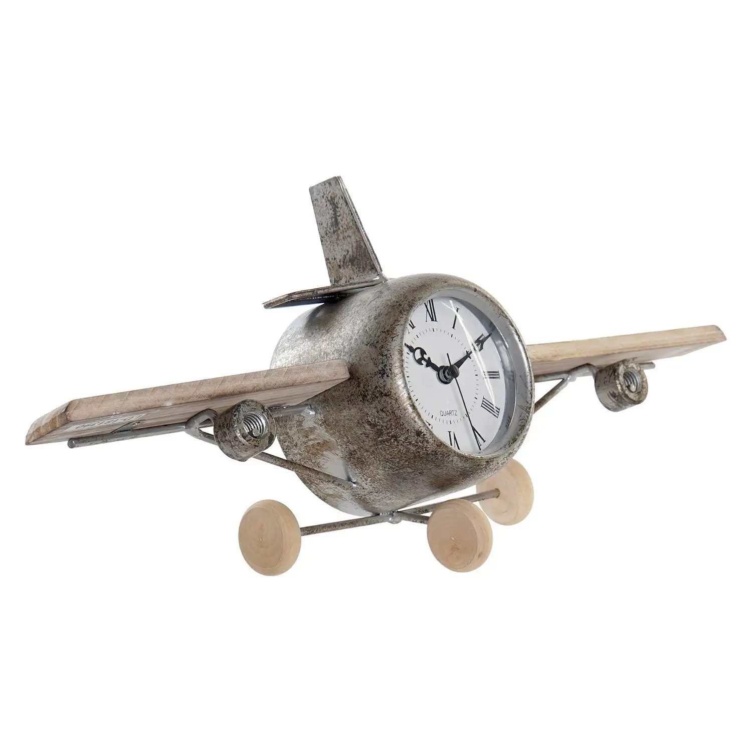Horloge murale dkd home decor avion mdf bois 40 x 8 x 18 cm_6124. Bienvenue sur DIAYTAR COTE D'IVOIRE - Là où le Shopping Devient une Aventure. Explorez notre catalogue et dénichez des trésors qui élargiront votre horizon shopping.