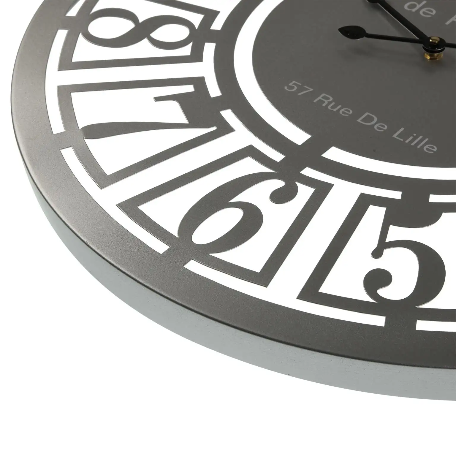 Horloge murale versa metal 60 x 60 x 5 cm_1837. DIAYTAR COTE D'IVOIRE - Où Chaque Sélection est une Victoire. Découvrez notre boutique en ligne et trouvez des articles qui vous rendent la vie plus belle, un choix à la fois.
